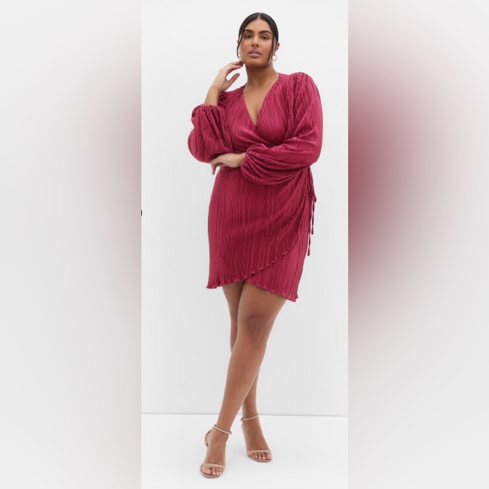 City Chic Kira Wrap Dress